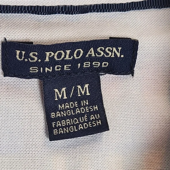 Button down Shirt dress Plaid Collared Long Sleeves Cotton blend US POLO ASSN - Picture 15 of 16